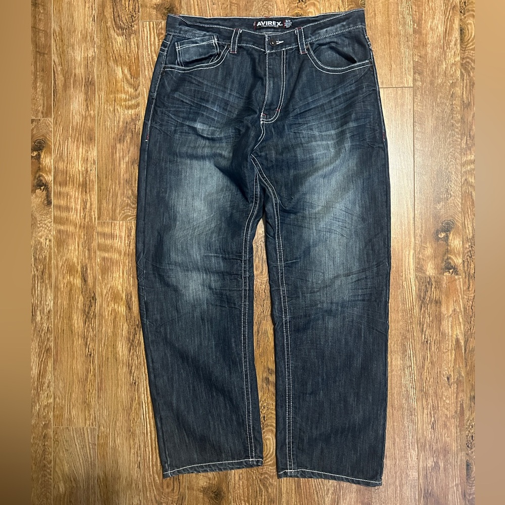 Y2K Avirex Baggy Jeans